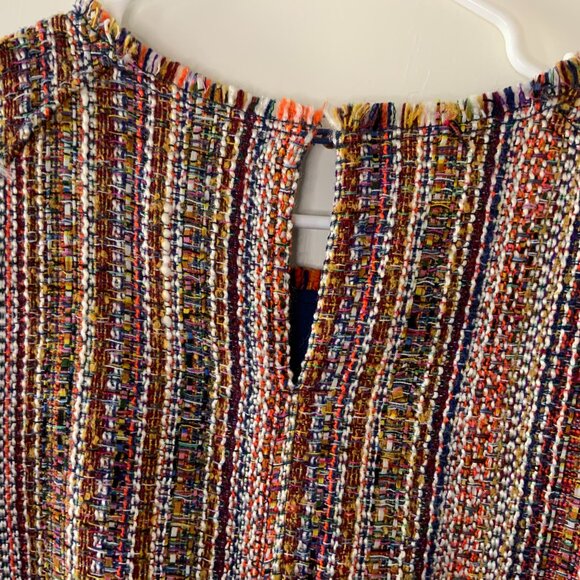 Maeve by Anthropologie, Sz 4, women vest, red (multicolored) - Picture 2 of 7